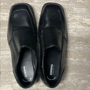 Sonoma Goods For Life Black Boys Slip-on Dress Shoes Size 5 Medium
